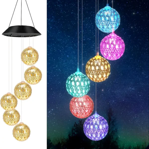 Solar Ball Wind Chime