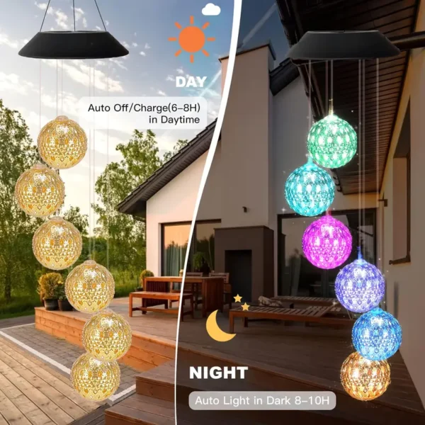 Solar Ball Wind Chime